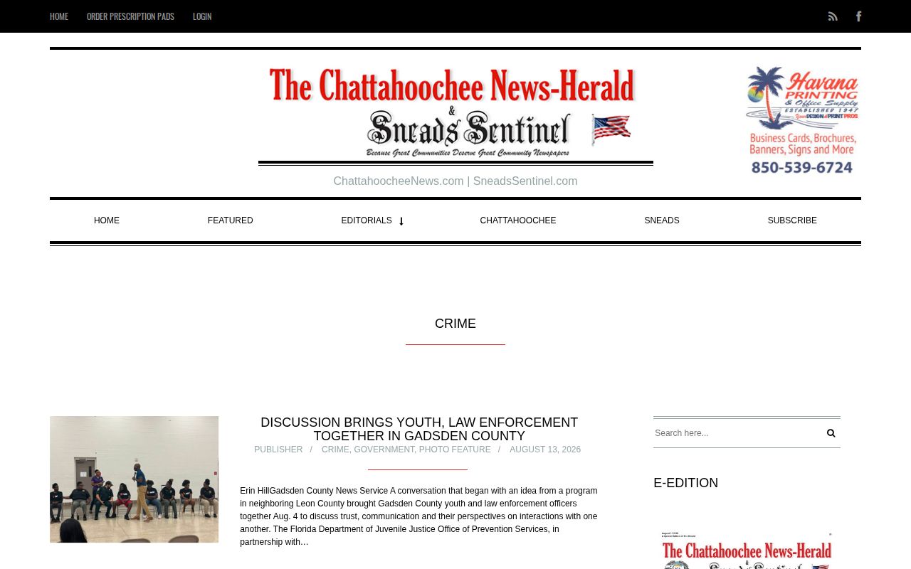 Chattahoochee News-Herald crime coverage for Chattahoochee arrest records